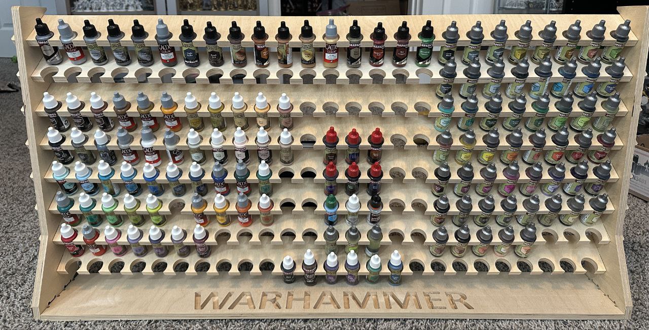 Miniature Paint Rack